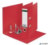 Iratrendező, 80 mm, A4, karton, újrahasznosított, LEITZ '180 Recycle', piros