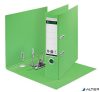 Iratrendező, 80 mm, A4, karton, újrahasznosított, LEITZ '180 Recycle', zöld