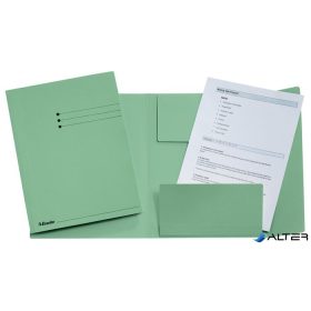 Pólyás dosszié, prespán, A4, ESSELTE, világoszöld