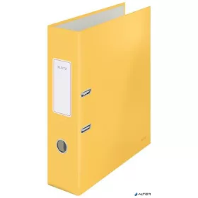   Iratrendező, 80 mm, A4, karton, 180°, LEITZ "Cosy Soft Touch", melegsárga