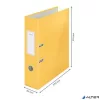 Iratrendező, 80 mm, A4, karton, 180°, LEITZ "Cosy Soft Touch", melegsárga