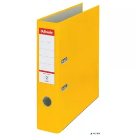   Iratrendező, 75 mm, A4, PP/karton, élvédő sínnel, ESSELTE "Economy", sárga