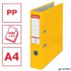 Iratrendező, 75 mm, A4, PP/karton, élvédő sínnel, ESSELTE "Economy", sárga
