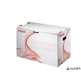   Archiválókonténer, karton, előre nyíló, iratrendezőnek, ESSELTE "Standard", fehér