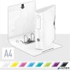 Iratrendező, 82 mm, A4, PP, LEITZ "180 Active Wow", fehér