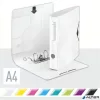 Iratrendező, 65 mm, A4, PP, LEITZ "180 Active Wow", fehér