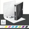 Iratrendező, 65 mm, A4, PP, LEITZ "180 Active Wow", fekete