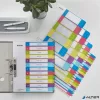 Regiszter, műanyag, A4 Maxi, 1-6, LEITZ "Wow"