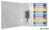 Regiszter, műanyag, A4 Maxi, 1-12, LEITZ "Wow"