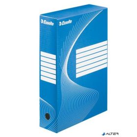   Archiválódoboz, A4, 80 mm, karton, ESSELTE "Boxycolor", kék