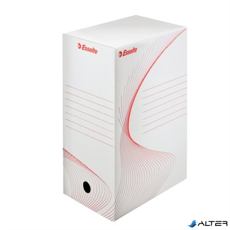Archiválódoboz, A4, 150 mm, karton, ESSELTE "Boxy", fehér