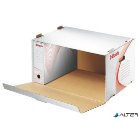   Archiválókonténer, karton, előre nyíló, ESSELTE "Standard", fehér