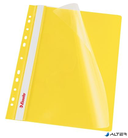 Gyorsfűző, lefűzhető, PP, A4, ESSELTE, VIVIDA, sárga