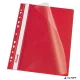 Gyorsfűző, lefűzhető, PP, A4, ESSELTE, VIVIDA, piros