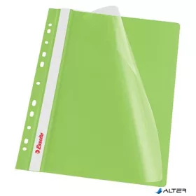 Gyorsfűző, lefűzhető, PP, A4, ESSELTE, VIVIDA, zöld