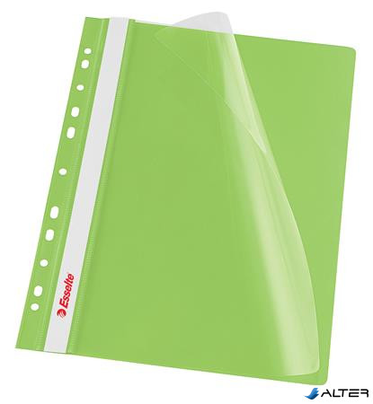 Gyorsfűző, lefűzhető, PP, A4, ESSELTE, VIVIDA, zöld