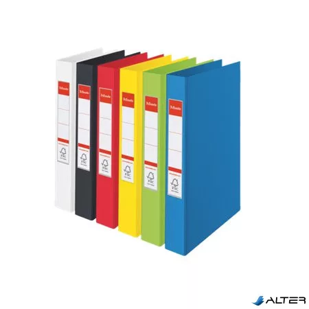 Gyűrűs könyv, 4 gyűrű, 42 mm, A4, PP, ESSELTE "Standard", Vivida zöld