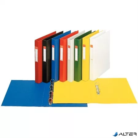 Gyűrűs könyv, 4 gyűrű, 42 mm, A4, PP, ESSELTE "Standard", bordó