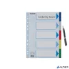 Regiszter, műanyag, A4, 5 részes, ESSELTE