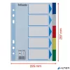 Regiszter, műanyag, A5, 5 részes, ESSELTE, színes