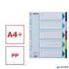 Regiszter, műanyag, A4 Maxi, 5 részes, ESSELTE