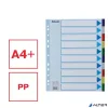 Regiszter, műanyag, A4 Maxi, 10 részes, ESSELTE