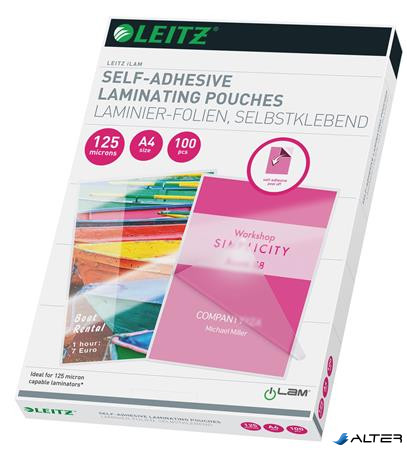 Meleglamináló fólia, 125 mikron, A4, fényes, LEITZ "Standard"