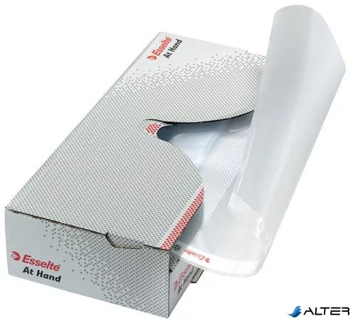 Genotherm, lefűzhető, A4, 43 mikron, narancsos felület, adagolóban, ESSELTE "At Hand"