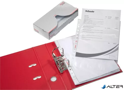 Genotherm, lefűzhető, A4, 43 mikron, narancsos felület, adagolóban, ESSELTE "At Hand"