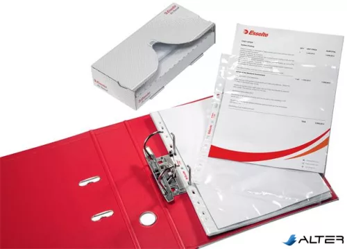 Genotherm, lefűzhető, A4, 55 mikron, víztiszta felület, adagolóban, ESSELTE "At Hand"