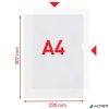 Genotherm, "L", A4, 85 mikron, narancsos felület, ESSELTE "Standard"