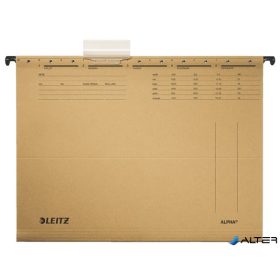   Függőmappa, karton, A4, LEITZ "Alpha Standard", natúr