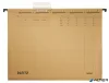 Függőmappa, oldalvédelemmel, karton, A4, LEITZ "Alpha", natúr