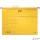 Függőmappa, gyorsfűzős, karton, A4, LEITZ "Alpha", sárga