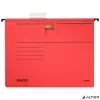 Függőmappa, gyorsfűzős, karton, A4, LEITZ 'Alpha', piros
