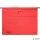 Függőmappa, gyorsfűzős, karton, A4, LEITZ 'Alpha', piros