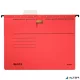 Függőmappa, gyorsfűzős, karton, A4, LEITZ 'Alpha', piros