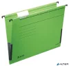 Függőmappa, oldalvédelemmel, karton, A4, LEITZ 'Alpha', zöld