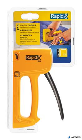 Tűzőgép, 13/4-10, hobbi, RAPID "R13E", sárga