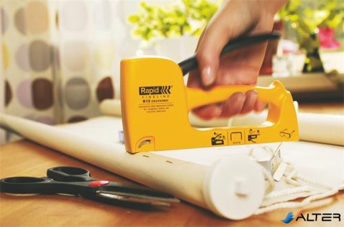 Tűzőgép, 13/4-10, hobbi, RAPID "R13E", sárga