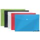 Irattartó tasak, A4, patentos, ESSELTE 'Vivida', vegyes színek