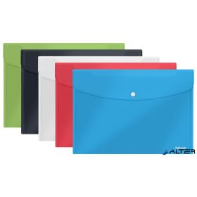   Irattartó tasak, A5, patentos, ESSELTE 'Vivida', vegyes színek