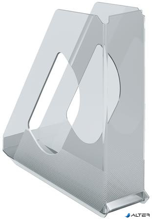 Iratpapucs, műanyag, 68 mm, ESSELTE "Europost", víztiszta