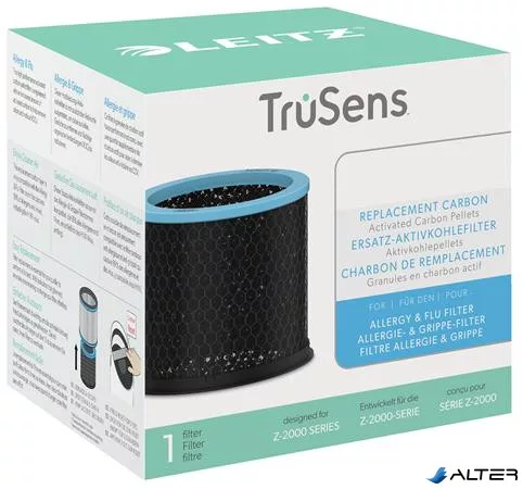 Filter, szénszűrő cserebetét, LEITZ 'Trusens Z-2000 / Z-2500', allergia és influenza dobszűrőhöz