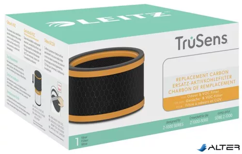 Filter, szénszűrő cserebetét, LEITZ 'Trusens Z-1000', szag és VOC dobszűrőhöz