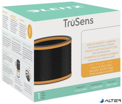 Filter, szénszűrő cserebetét, LEITZ "Trusens Z-2000 / Z-2500", szag és VOC dobszűrőhöz