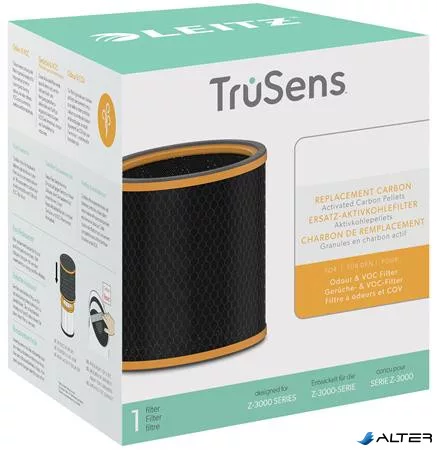 Filter, szénszűrő cserebetét, LEITZ "Trusens Z-3000 / Z-3500", szag és VOC dobszűrőhöz