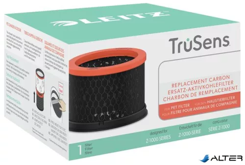 Filter, szénszűrő cserebetét, LEITZ "Trusens Z-1000", háziállat dobszűrőhöz