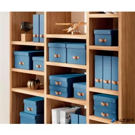   Iratpapucs, karton, 100 mm, LEITZ "Puro", óceánkék