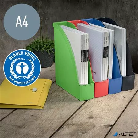 Iratpapucs, műanyag, 78 mm, LEITZ "Recycle", zöld